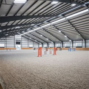 Campo de Equitación Prefabricado de Acero Fácil de Montar, Instalación Rápida de Estructuras de Acero Ligero - Product Image 1