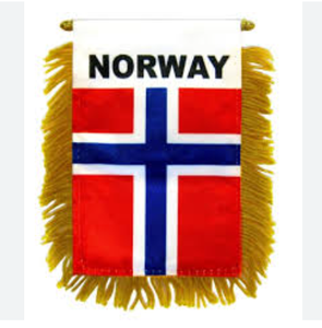 Drapeau de Macédoine du Nord drapeau suspendu petit Mini drapeaux de <span class=keywords><strong>voiture</strong></span> bannières rétroviseur décoration avec ventouse bannière à franges dorées - Product Image 2