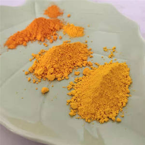 Oxyde <span class=keywords><strong>de</strong></span> <span class=keywords><strong>fer</strong></span> jaune à faible teneur en sulfates pour mosaïques, masterbatches plastiques et revêtements anticorrosion - Product Image 1