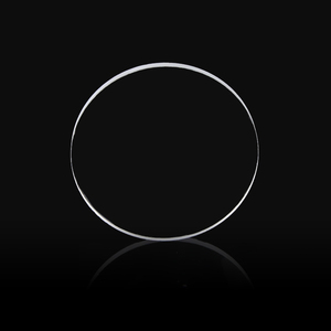 Placa de cristal de cuarzo de sílice fundida, transparente, personalizada, resistente al calor, redonda, 20mm - Product Image 5