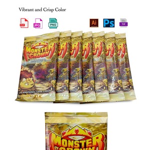 Personalizzato stampato squisita lamina olografica da collezione Anime Cartoon TCG Trading Card con Booster Foil Pack e scatola di visualizzazione - Product Image 4