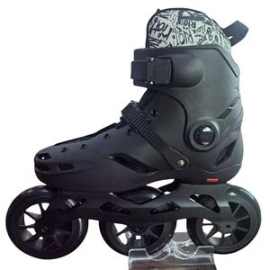 Fix Size Patins à roues alignées pour adultes Air Cushion Hard Shell Cool Black White Urban Free Roller Inline Skates Shoes - Product Image 3