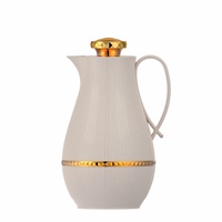 Bouteilles d'eau isothermes portables de 1000 ml grande capacité avec couvercle, style arabe, isolation 12-24 heures, vente en gros pour la maison