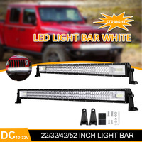Gran oferta de luces LED de tira larga de 240W 12V para automóviles, vehículos todoterreno, techo, camión, rejillas de parachoques delantero, nueva condición para reemplazar
