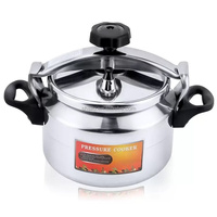 Casserole à pression économique en aluminium, anti-explosion, écologique, compatible avec les cuisinières à gaz, sans revêtement intérieur, plusieurs tailles pour la famille