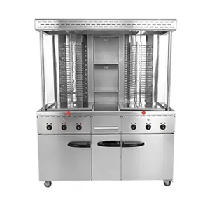 Stainless Steel Electric/ Gas Turkey Shawarma Machine Lunch Room