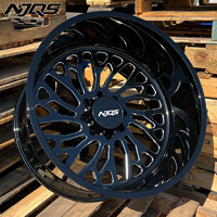 Jantes forgées NJQS Super Single RIM 6x139.7 8x180 8x165.1 pour voitures et camions tout-terrain Ford F150 F250 F350 Silverado1500 2500 3500