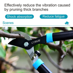 Cyrus SK5 Lưỡi thép carbon nhiệm vụ nặng nề thép + TPR + PP dài xử lý bỏ qua cắt tỉa Ratchet cây chi nhánh vườn loppers - Product Image 5