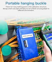 Caja eliminadora de zona muerta TFLC-1, modo único 1310/1550nm, caja de cable de prueba OTDR, bobina de fibra, probador óptico, cable de extensión