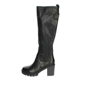Botas Altas hasta la Rodilla para Mujer Carmela, Negras, Tacón Alto, Talla 37 - Product Image 1
