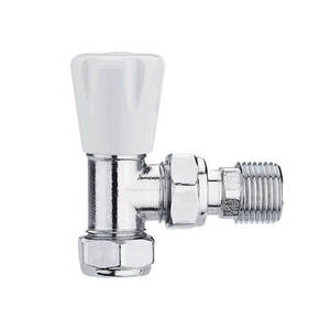 Valvola termostatica Semi-placcata di miscelazione riscaldamento del radiatore raccordi TRV termostatica valvola del radiatore - Product Image 2