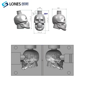 زجاجة حيوان أليف بلاستيكية 4 تجويف 10 من 100 إلى 3 لتر زجاجة حيوان أليف من Sopladora De Botella 1800BPH - Product Image 2