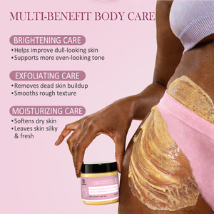 Exfoliante Corporal Íntimo Aclarante para Eliminar Manchas Oscuras y Eliminar Vellos Encarnados y Irritaciones por Afeitado con Cúrcuma y Ácido Kójico - Product Image 5