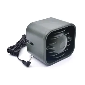 Bocina/sirena con micrófono para coche, sonido de alta calidad, 12V, 5 sonidos