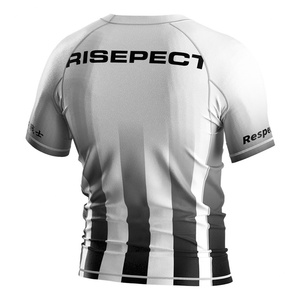 Fashion No Gi Training Gym <b>Compression</b> <b>Shirt</b> Custom LOGO Rash Guard for Jiujitsu MMA BJJ Grappling - Product Image 4