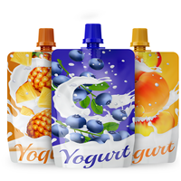 Emballage personnalisé de qualité alimentaire Jus de gelée de l'eau boisson bec verseur pochette boisson sac avec bec