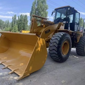 Chargeuse sur pneus CAT 966h d'occasion, 6 tonnes, 195 kW de puissance, matériel de construction, équipement lourd, prix bas en vente - Product Image 1