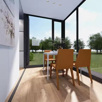 Villa Contemporaine Préfabriquée Mobile de 40 Pieds 2026 – Mini-Maison de Luxe en Conteneur avec Conception Respirante et Garantie d'un An pour Hôtels/Villas et Complexes Hôteliers