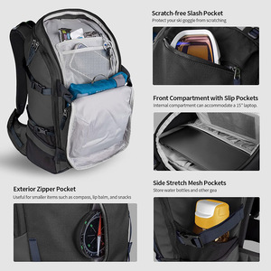 Sac à dos d'hydratation de <span class=keywords><strong>ski</strong></span> personnalisé <span class=keywords><strong>pas</strong></span> <span class=keywords><strong>cher</strong></span> 30L Snowboard Sac de <span class=keywords><strong>voyage</strong></span> Sac à dos résistant à l'eau pour le <span class=keywords><strong>ski</strong></span>, la randonnée et le camping - Product Image 3