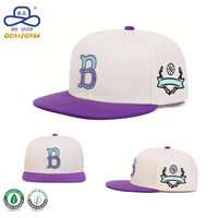 Gorras de Béisbol de Moda con Combinación de Colores, Visera Plana, Calidad Premium, Totalmente Personalizables, para Uso Casual Urbano Unisex