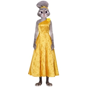 Costume de cosplay de policière Judy lapin, robe de jeu de rôle jaune, costume de cosplay, tenue de scène, ensembles de costumes - Product Image 2