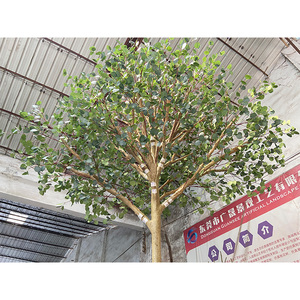 Arbre artificiel <span class=keywords><strong>en</strong></span> eucalyptus vert, décoration de table centrale, <span class=keywords><strong>petit</strong></span> arbre, prix bas, matériau <span class=keywords><strong>en</strong></span> <span class=keywords><strong>bois</strong></span> massif - Product Image 5