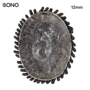 Afro trenza Dread Lock para hombres negros piel gasa base tupé Bonohair - Product Image 4