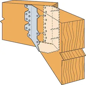 Mehrformverzinkte Stahl-Holz-Schnittholz-Anschlüsse Joist-Hänger und Halterung Metallaccessoires geprägt und verarbeitet