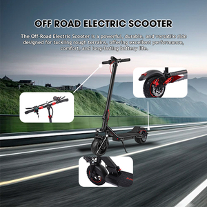 Scooter Todoterreno de Alta Potencia 48V 25AH con Doble Motor de 500W y Neumáticos Anchos para Adultos, Scooter Plegable de 250W para Ocio en la Ciudad - Product Image 2