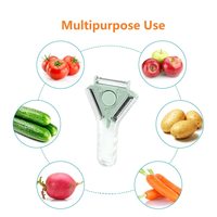 3 In 1 Multifunctionele Groenteschiller Aardappelsnijmachine Wortelversnipperaar Groentekaassnijder Voor Keuken