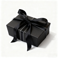 Séparation d'emballage décoratif en carton avec ruban, 10 pièces, boîte cadeau pour chocolat de noël
