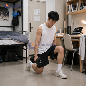 Ensemble d'haltères de haute qualité, gain de place, entraînement avec poids libre, haltères portables, haltères ronds pour la salle de sport du dortoir - Product Image 5