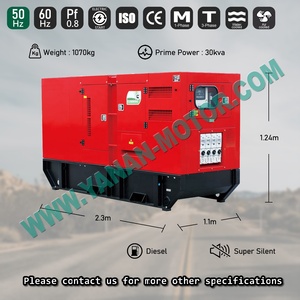 เครื่องกำเนิดไฟฟ้าอุตสาหกรรม YANAN คุณภาพสูง 180KW 225KVA แบบเงียบ พร้อมระบบสตาร์ทอัตโนมัติและรีโมท สตาร์ทได้ทั้งแบบน้ำหล่อเย็นและแบบเปิด ------ - Product Image 2