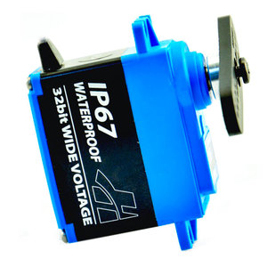 Actionneur sans noyau D956WP 20 mm étanche IP67, large plage de tension (4,8 V-7,4 V), couple élevé, protocole PWM/TTL, vitesse maximale 0,12 - Product Image 2