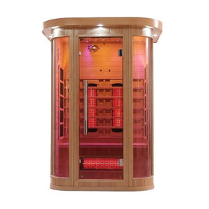 ساونا سمارت ميك لشخصين للاستخدام الداخلي بالأشعة تحت الحمراء مع إضاءة للممر - Product Image 1