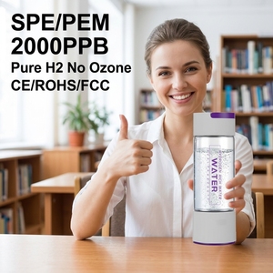 Listo para enviar: Fabricante de botellas de agua de 420 ml con generador de agua SPE de 2000 PPB en stock, venta al por mayor, pureza del 99.999% garantizada. - Product Image 1