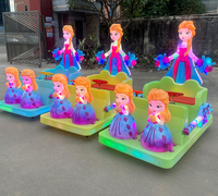 Voitures d'amusement extérieures à piles, manèges intérieurs pour enfants, voitures électriques pour enfants, voitures tamponneuses lumineuses Elsa à vendre