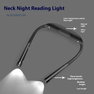 Fabricante, venta al por mayor, lámpara de escritorio LED, diseño colgante de cuello, lectura nocturna, protección ocular, iluminación, Faro de atenuación de tres tonos - Product Image 4
