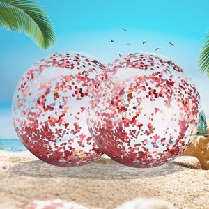 Phong Cách Mới PVC Kids Pool Đồ Chơi <span class=keywords><strong>Inflatable</strong></span> Nước Bãi Biển Bóng Trong Suốt Bóng Với Long Lanh - Product Image 2