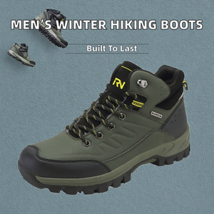 Zapatos de Senderismo para Hombre de Invierno, Nuevas Botas de Nieve para Exteriores, Botas de Montañismo con Parte Superior de Nailon, Zapatos Resistentes para Caminar - Product Image 2