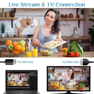 Nouveautés Caméras numériques 4k 16x HD Microphone 64 <span class=keywords><strong>millions</strong></span> Caméscope Vision nocturne Caméra de vlogging pour Youtube Lumière vidéo LED - Product Image 4