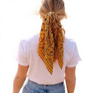 Fashion Printed Cotton Bandana Custom Design <b>Head</b> <b>Wrap</b> Neck Scarf Wholesale - Product Image 2