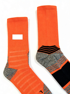 Chaussettes <span class=keywords><strong>de</strong></span> sport en nylon tricoté respirant <span class=keywords><strong>de</strong></span> haute qualité avec logo personnalisé, chaussettes en tissu éponge antibactériennes - Product Image 2