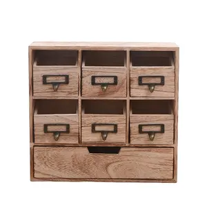 Wholesale Mini Wood Storage Drawers With Recreational Designs 