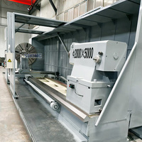 Nouveau tour CNC horizontal à banc plat extra robuste CK61200, portée de 2000 mm, broche de 45 kW, simple pour pièces de 50 tonnes