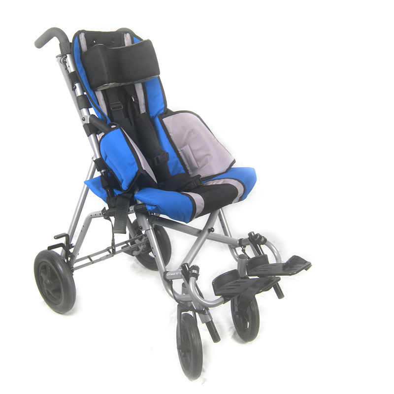 Children's Stroller Kids Foldable Wheelchair and Walker Pediatric Mobility Scooter for the Disabled and Handicapped Baby Trotter