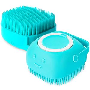 <span class=keywords><strong>Spazzola</strong></span> da Bagno <span class=keywords><strong>per</strong></span> <span class=keywords><strong>Cani</strong></span> e Gatti in Morbido Silicone con Contenitore <span class=keywords><strong>per</strong></span> Shampoo - Product Image 1