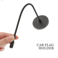 Drapeau magnétique de haute qualité pour événements en plein air, support de mât de drapeau robuste avec impression numérique, style fanion pour capot de voiture