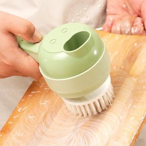 ชุดเครื่องตัดผักไฟฟ้าแบบ4 in 1 USB แบบพกพาเครื่องสับอาหารขนาดเล็กสำหรับเครื่องตัดผักกระเทียมในครัว - Product Image 3