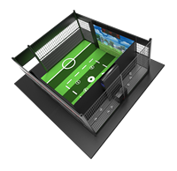 Sistema de Juego de Fútbol de Proyección Interior Económico, Simulador de Fútbol Interactivo para Educación Deportiva y Juego